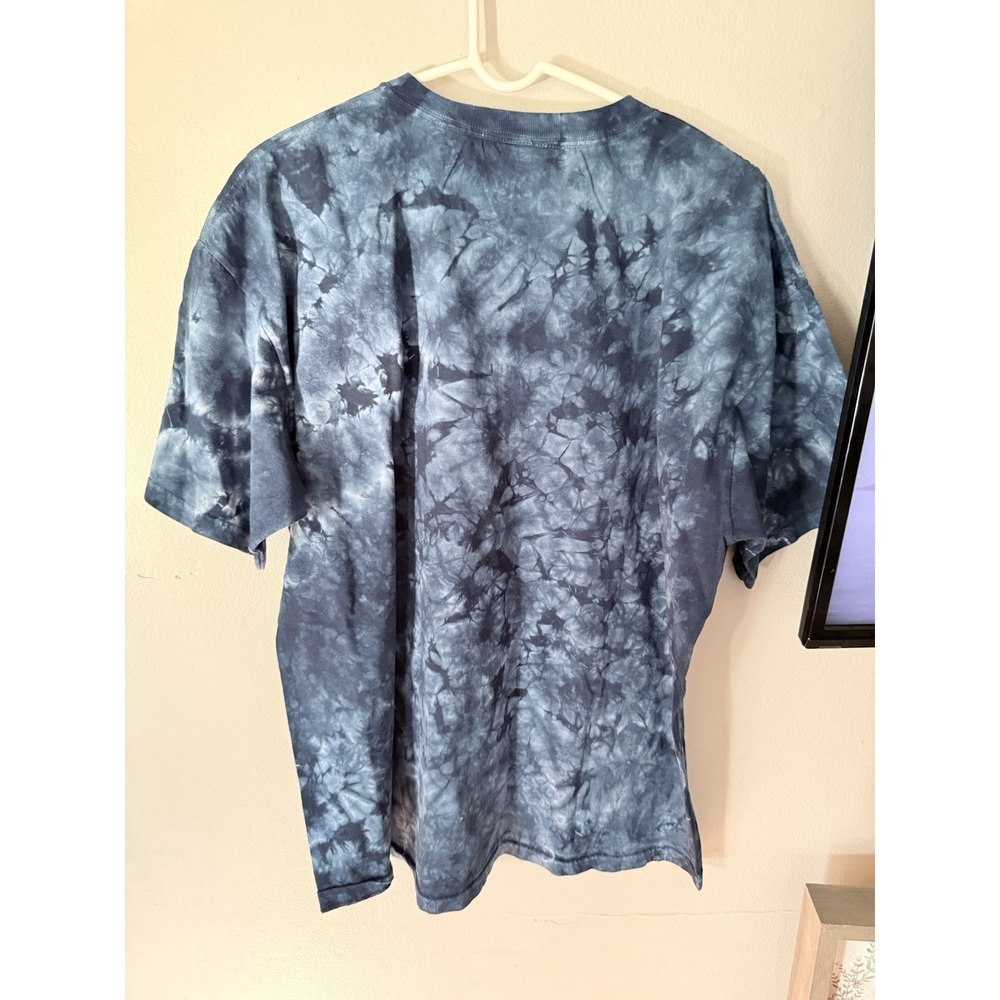 Vintage Men's Walt Disney World Blue Tie Dyed Gorilla Tshirt Large Preshrunk - Picture 5 of 7
